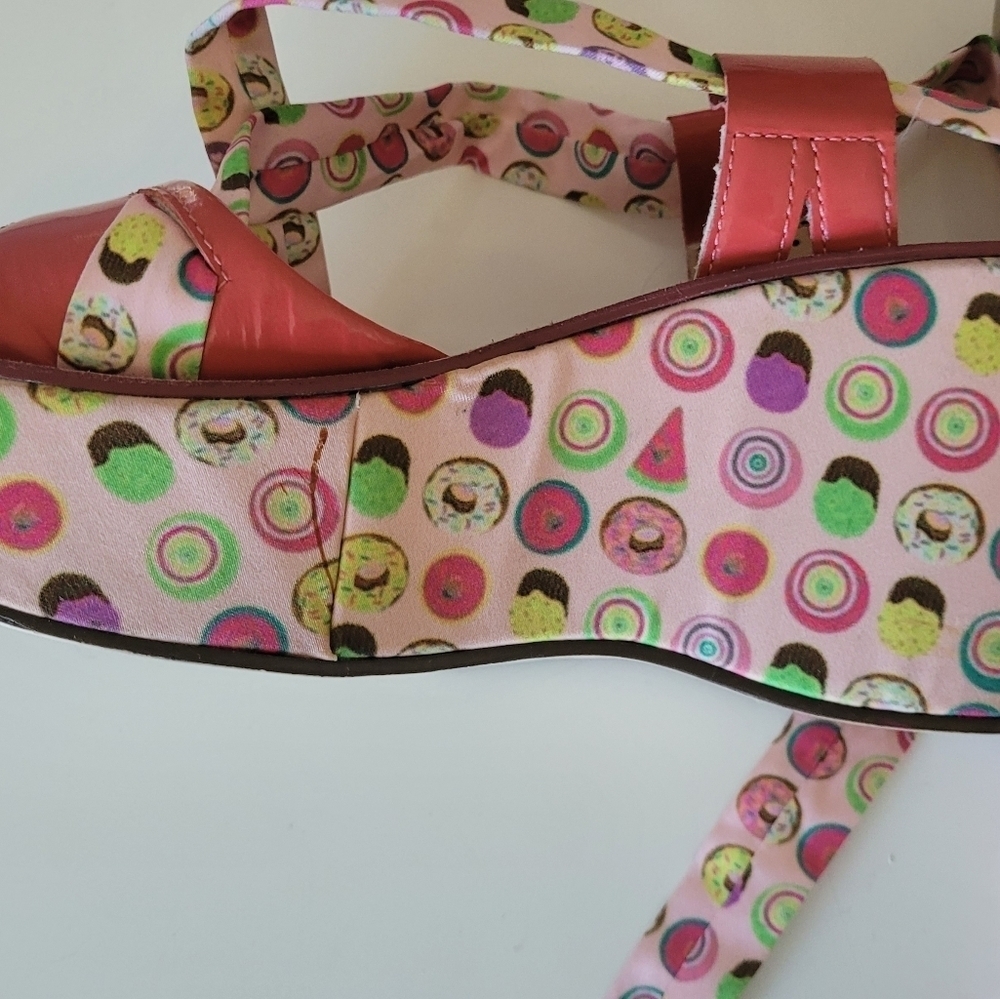Vintage Fornarina Cupcake Donut Platforms, GUC, Size 35 - Picture 6 of 9